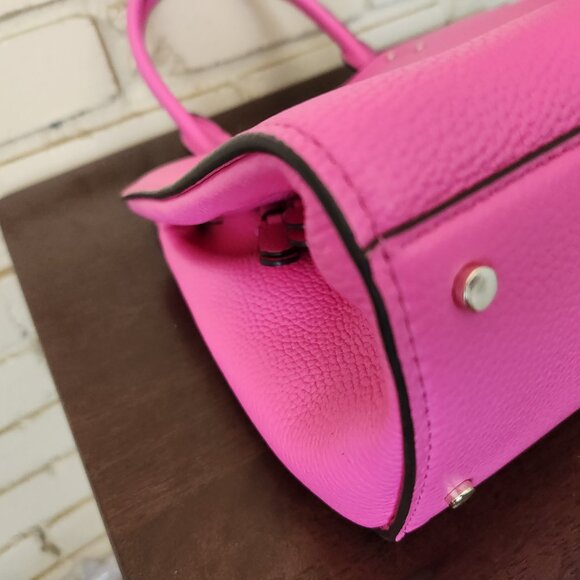 Euc Kate Spade NY Tegan Bright Pink Leather Shoulder Bag - Picture 10 of 15
